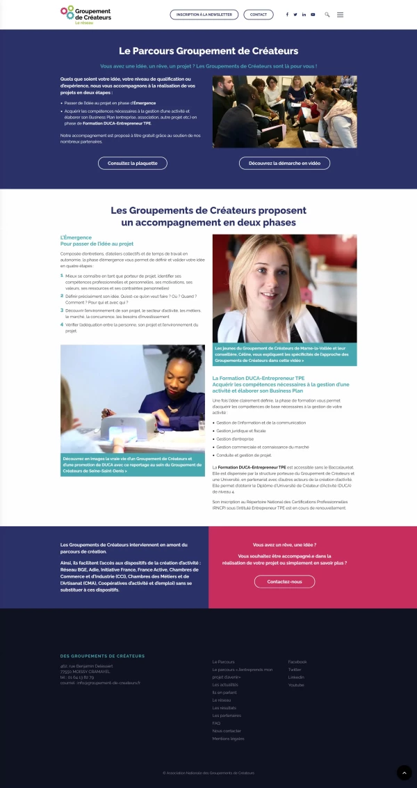  - Groupement de Créateurs