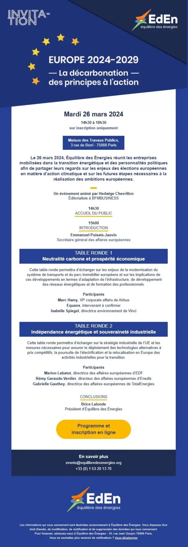  - Équilibre des Énergies