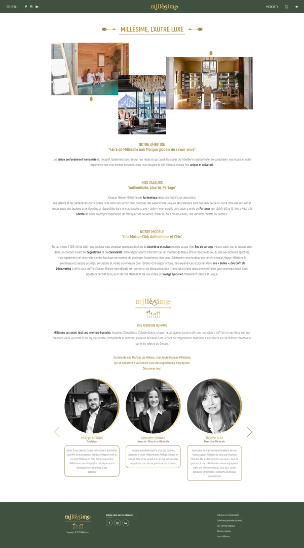  - Millésime Collection