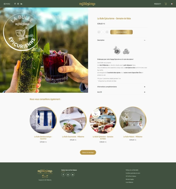  - Millésime Collection