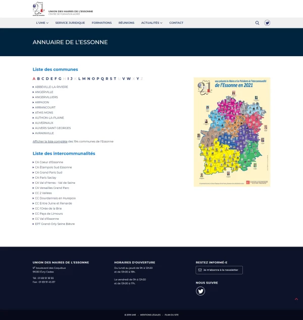  - Union des Maires de l'Essonne
