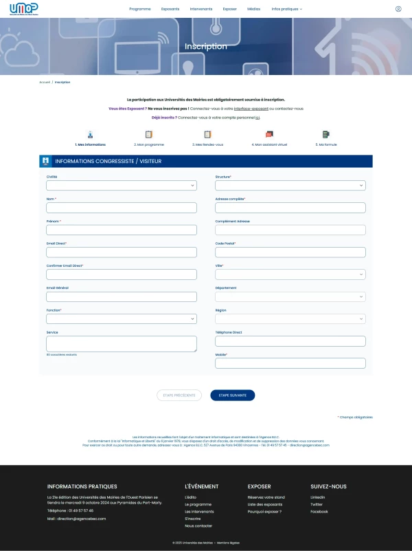  - Universités des Maires